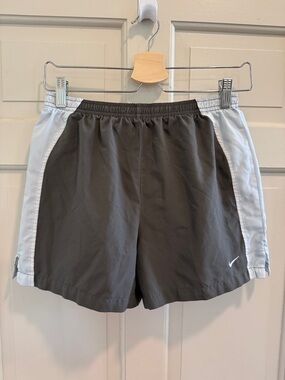 Women's Nike Grey/Blue Athletic Shorts Size Small